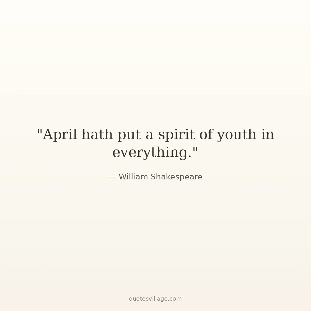 April in Poetry — Rain and Quiet Moments