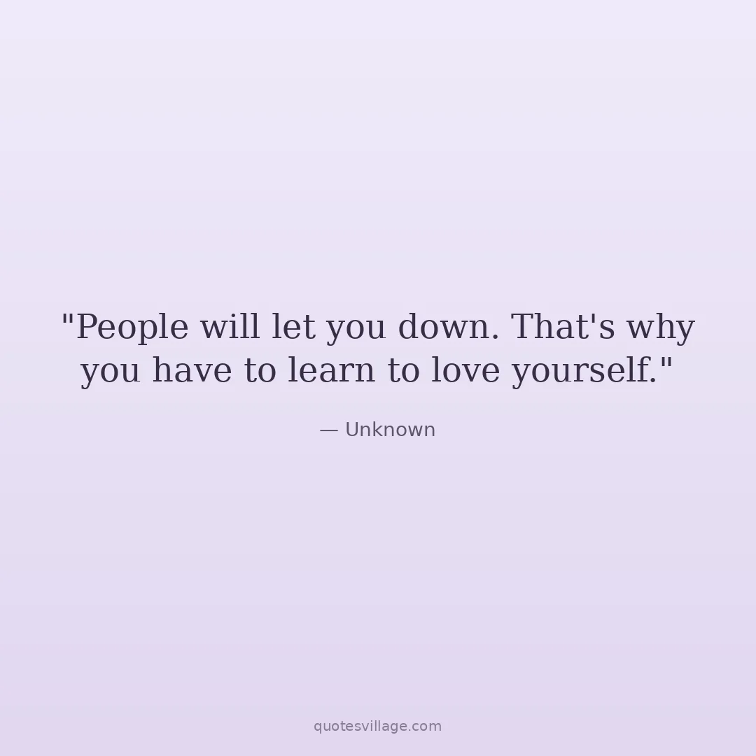being let down quotes - QuotesVillage