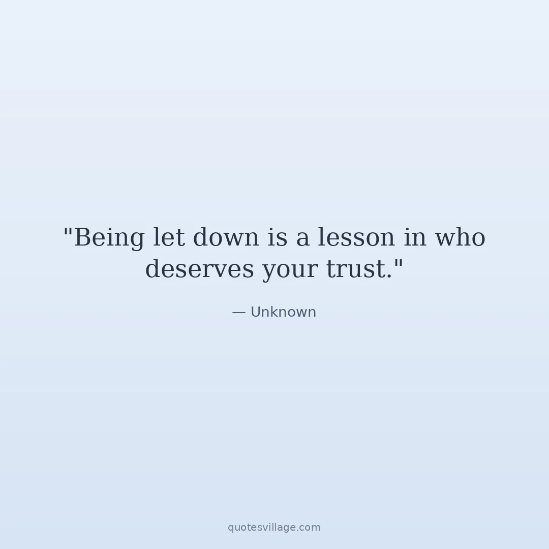 being let down quotes - QuotesVillage