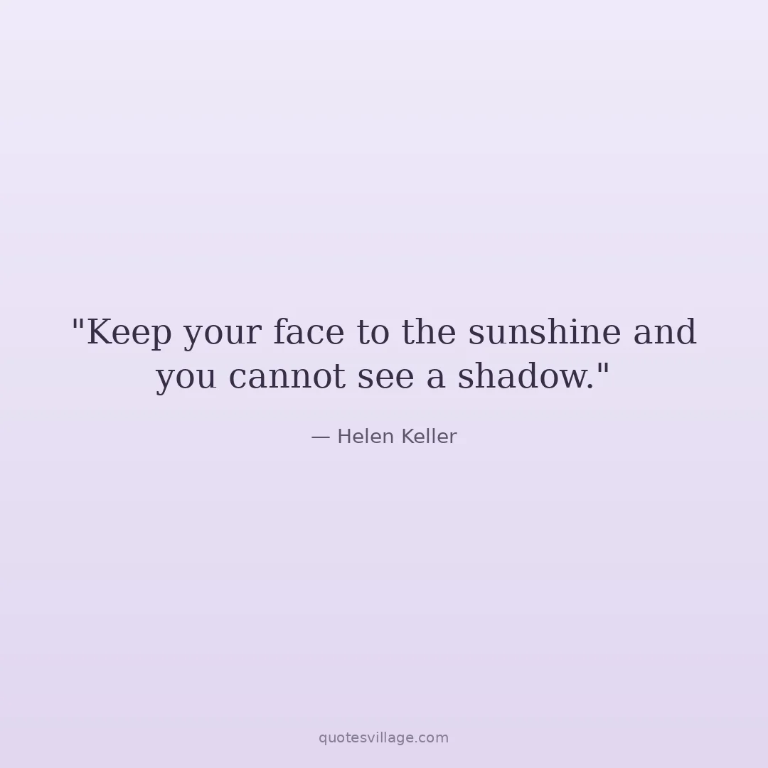 Famous Helen Keller Quotes About Life