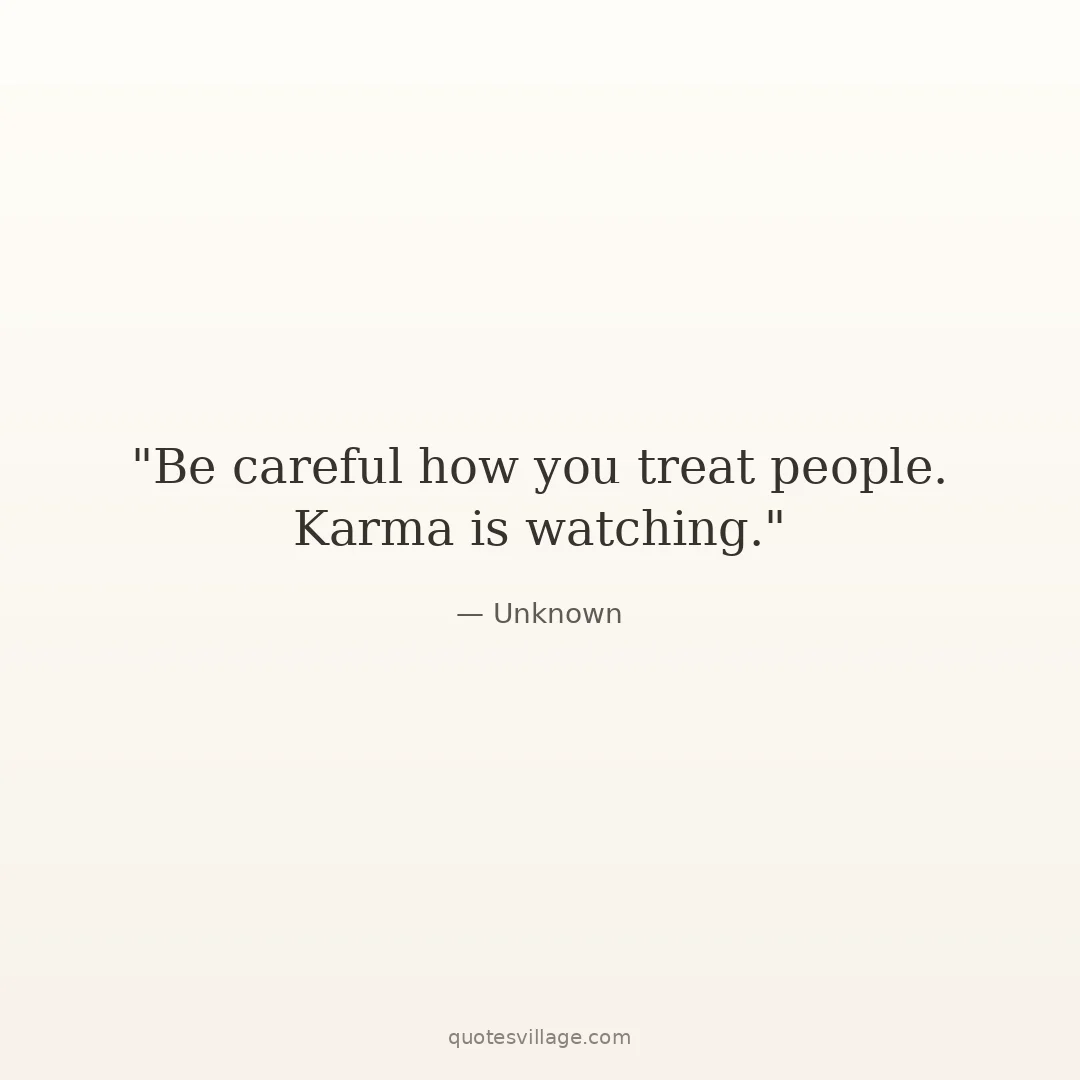 Karma Is a Boomerang Quotes in English for Instagram