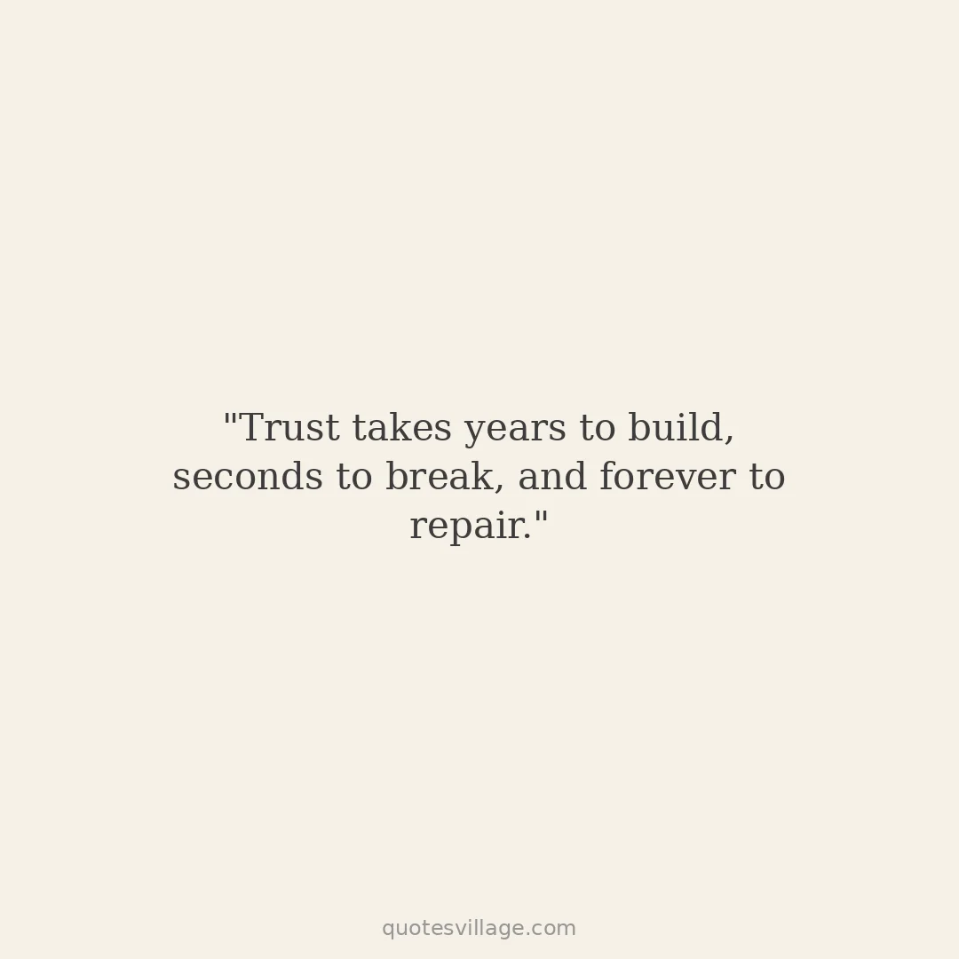 Loyalty and Trust Quotes About Relationships