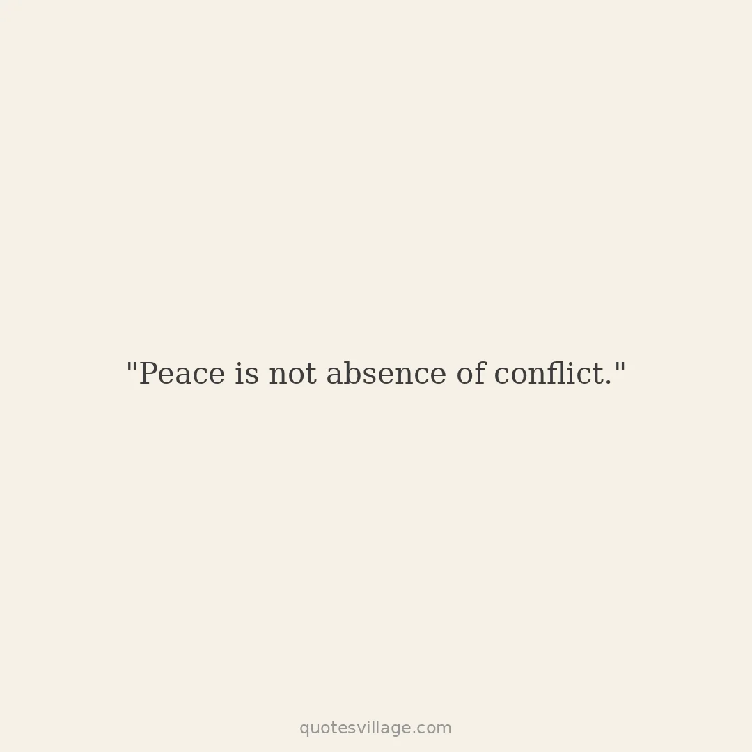 Peaceful Life Quotes About Inner Peace