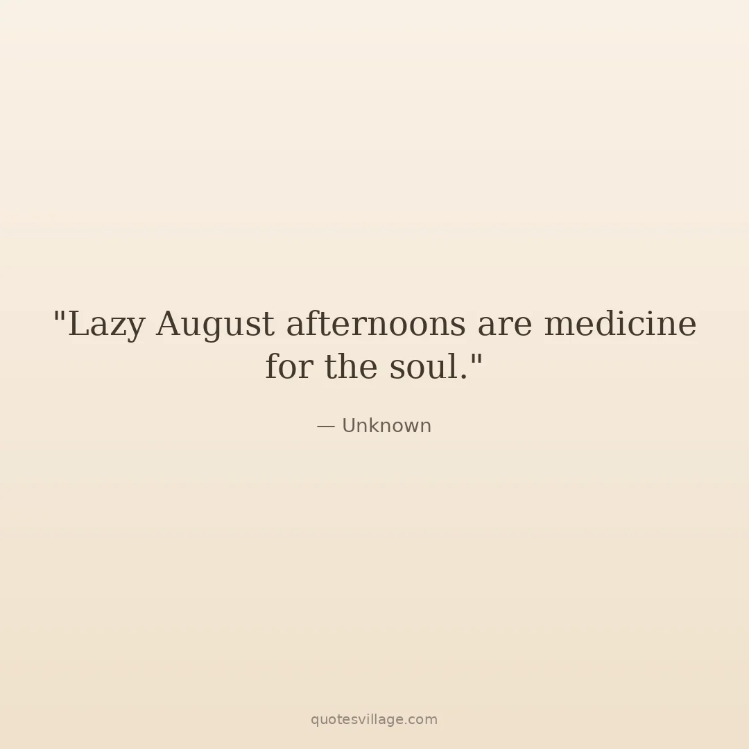 Short Poems About the Month of August to Keep
