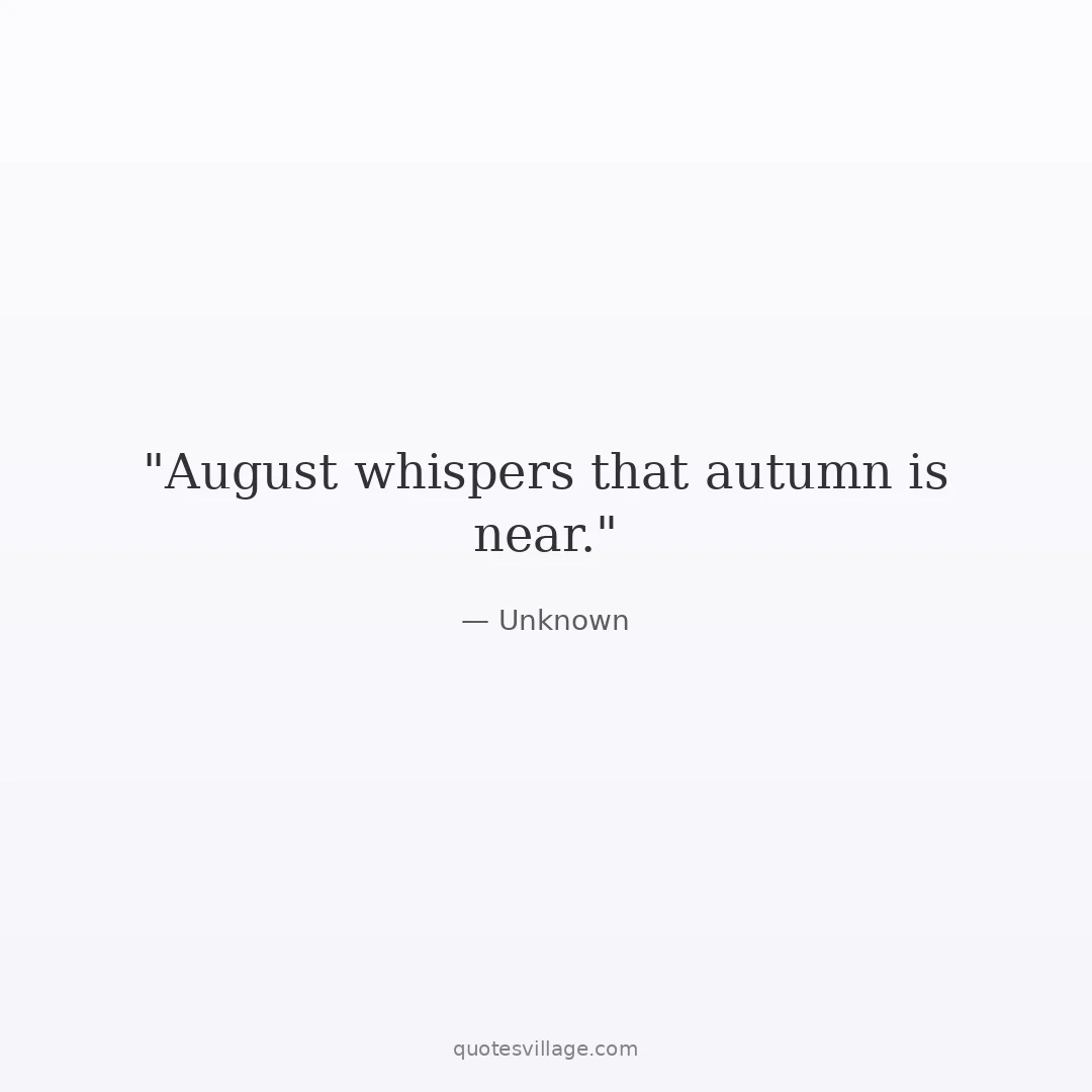 Poems About the Month of August — Gratitude and Beauty