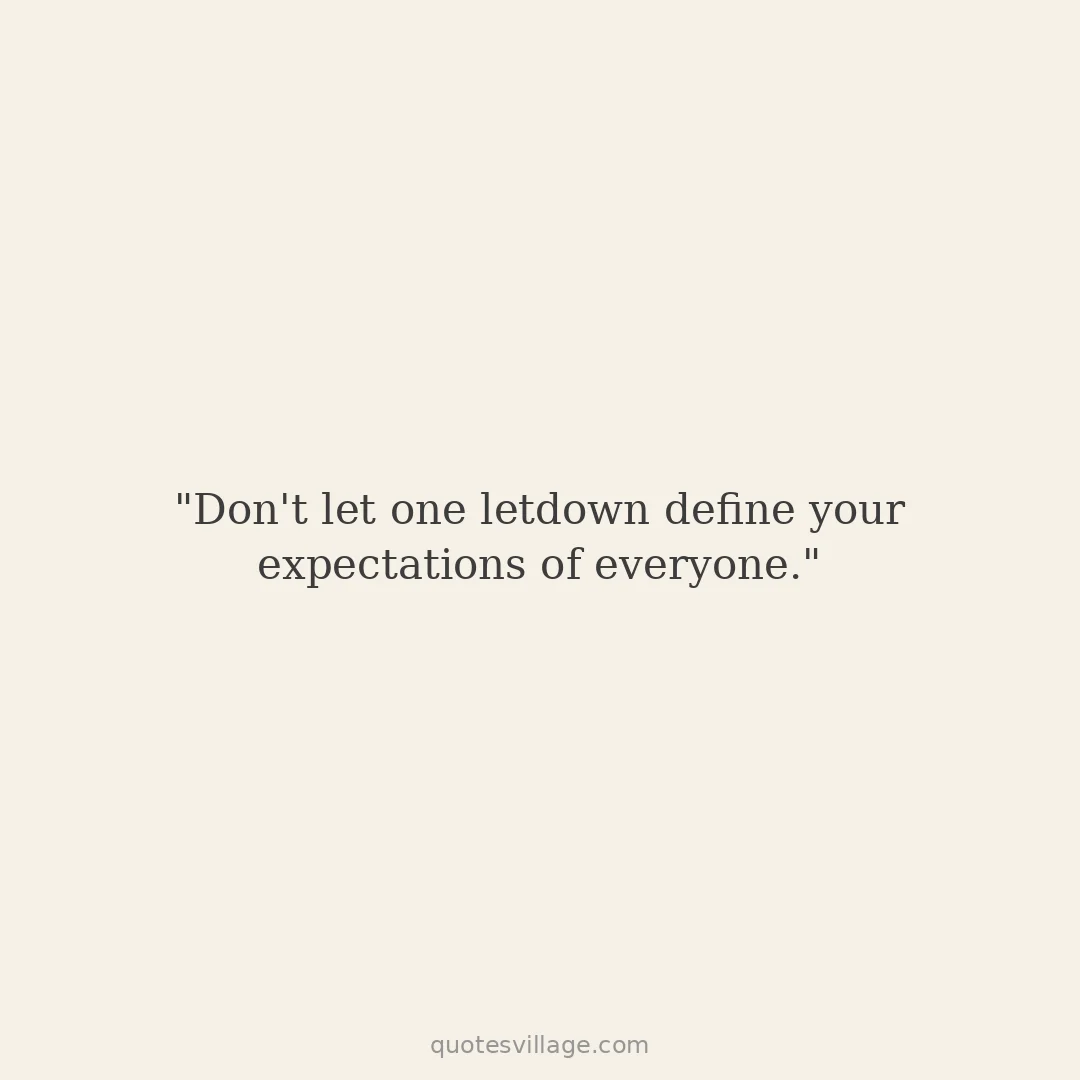 Quotes on Being Let Down by Yourself