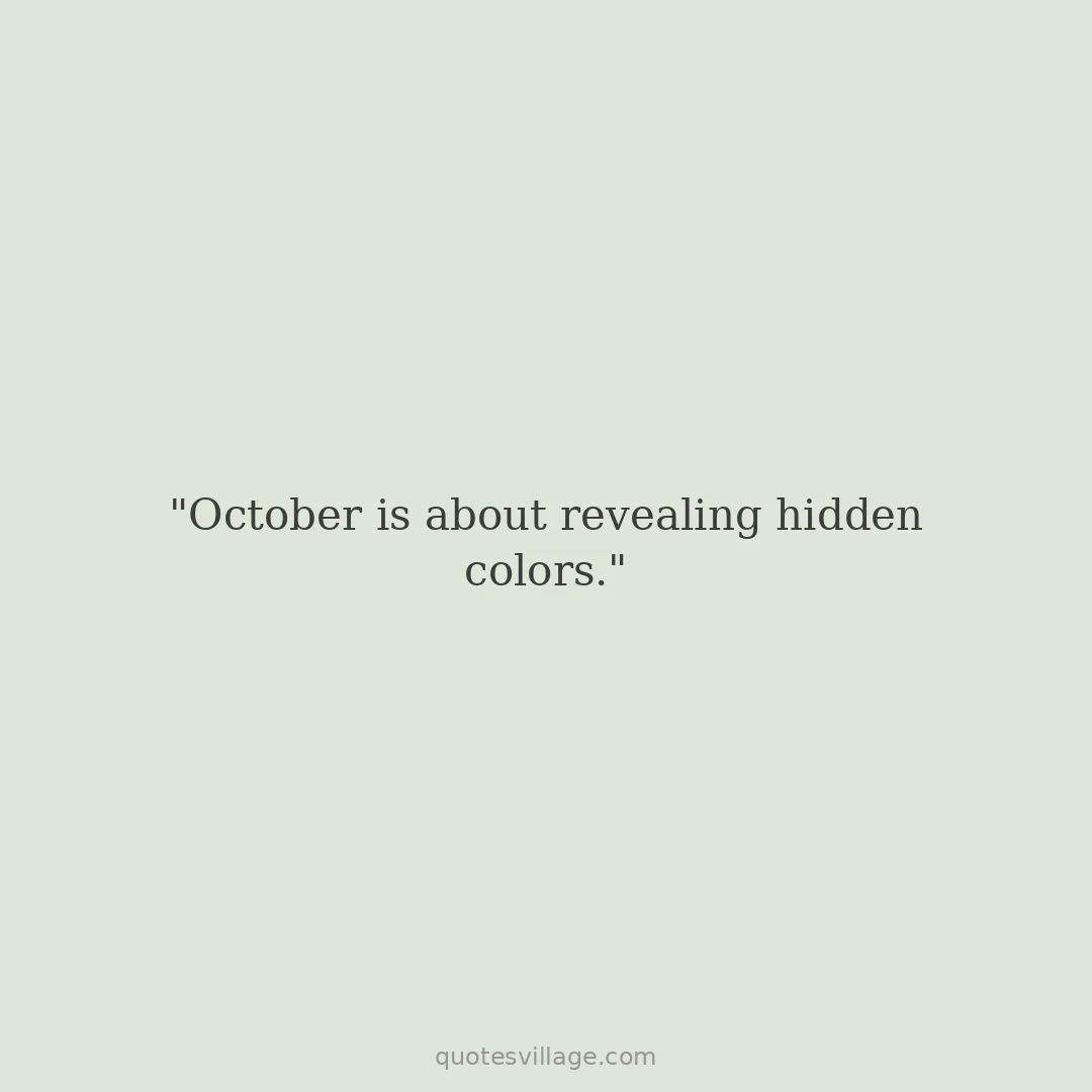 Short October Quotes — Change and Letting Go