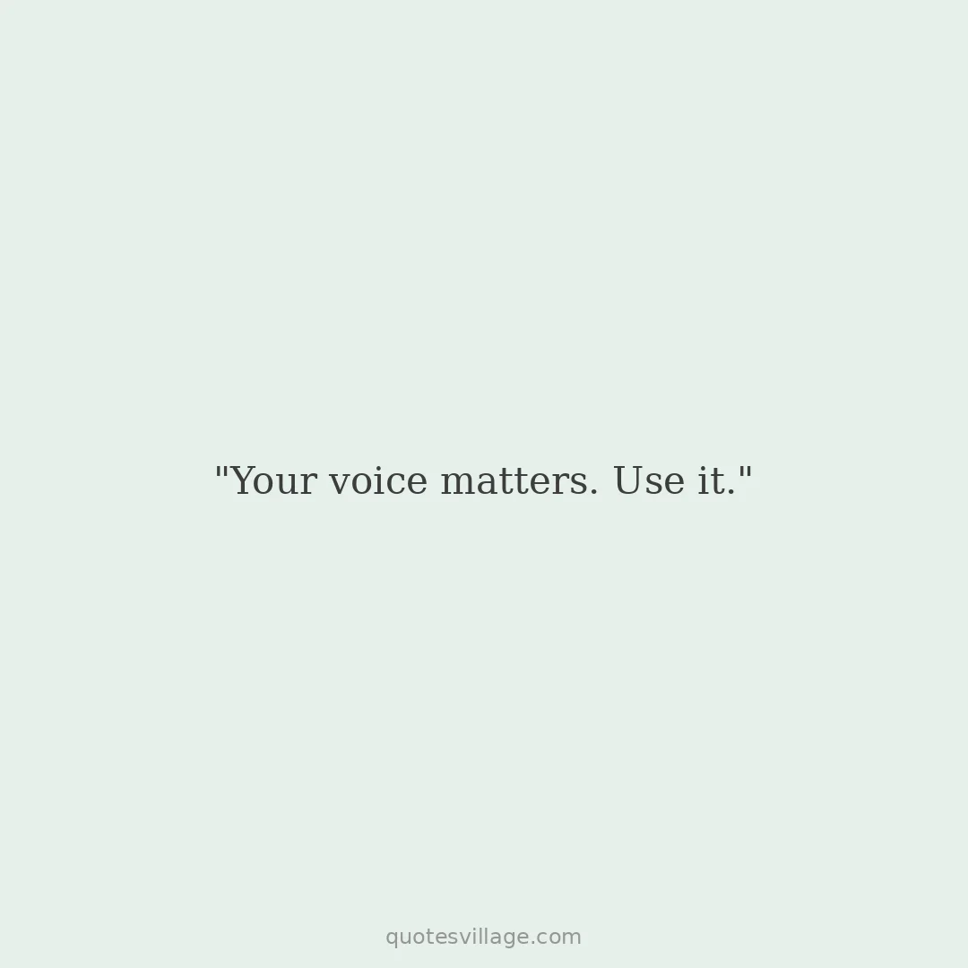 Speaking Up Quotes About Advocacy and Standing for Others