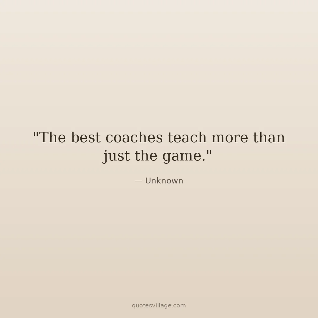 Heartfelt Thank You Coach Quotes From Players