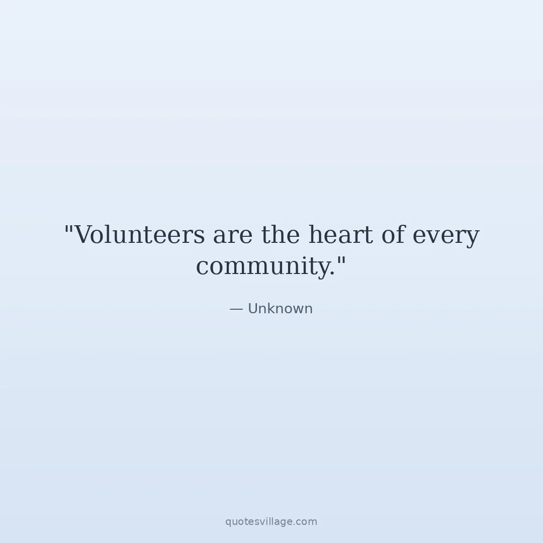 Volunteer Thank You Quotes for Appreciation Events and Cards