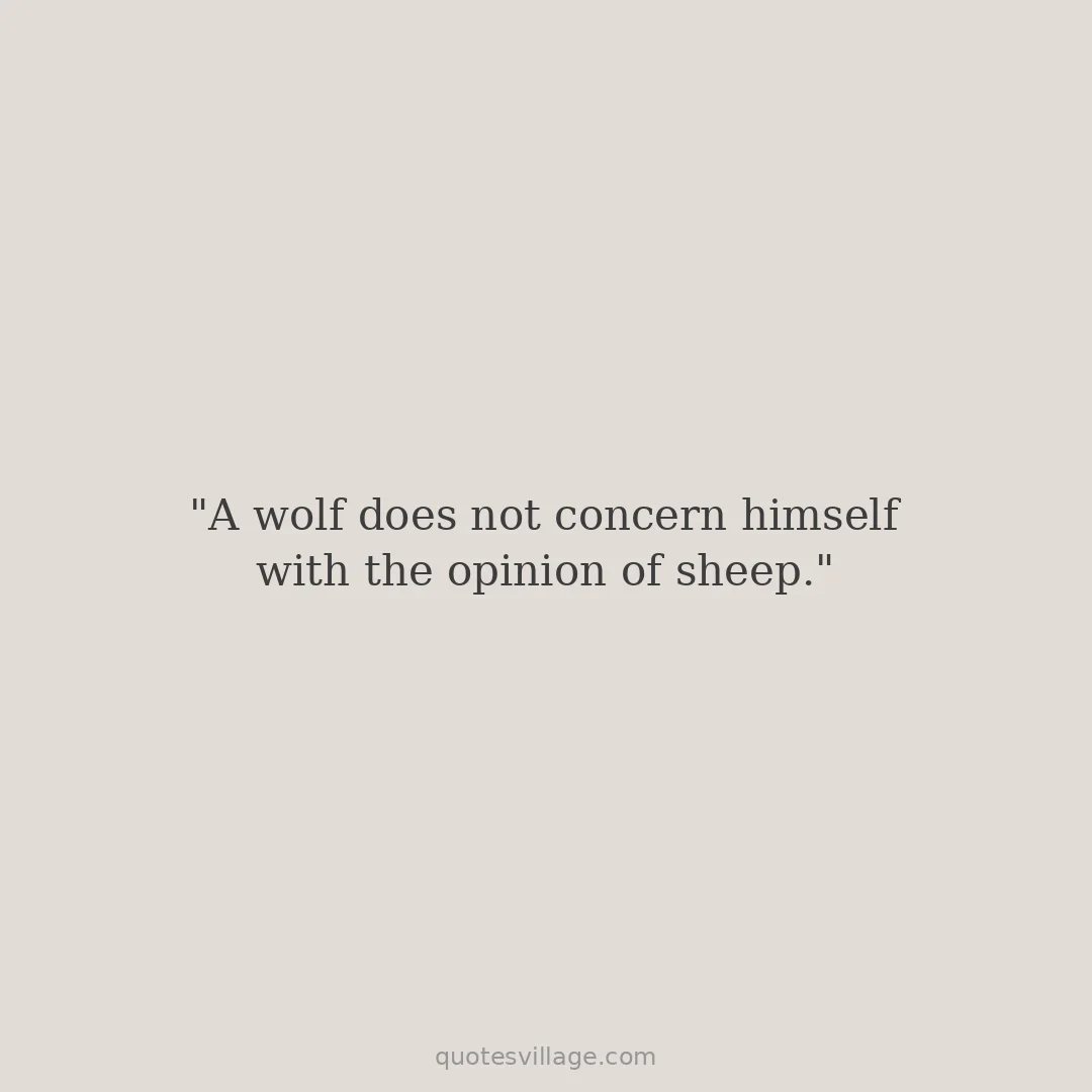 Wolf Quotes Inspirational