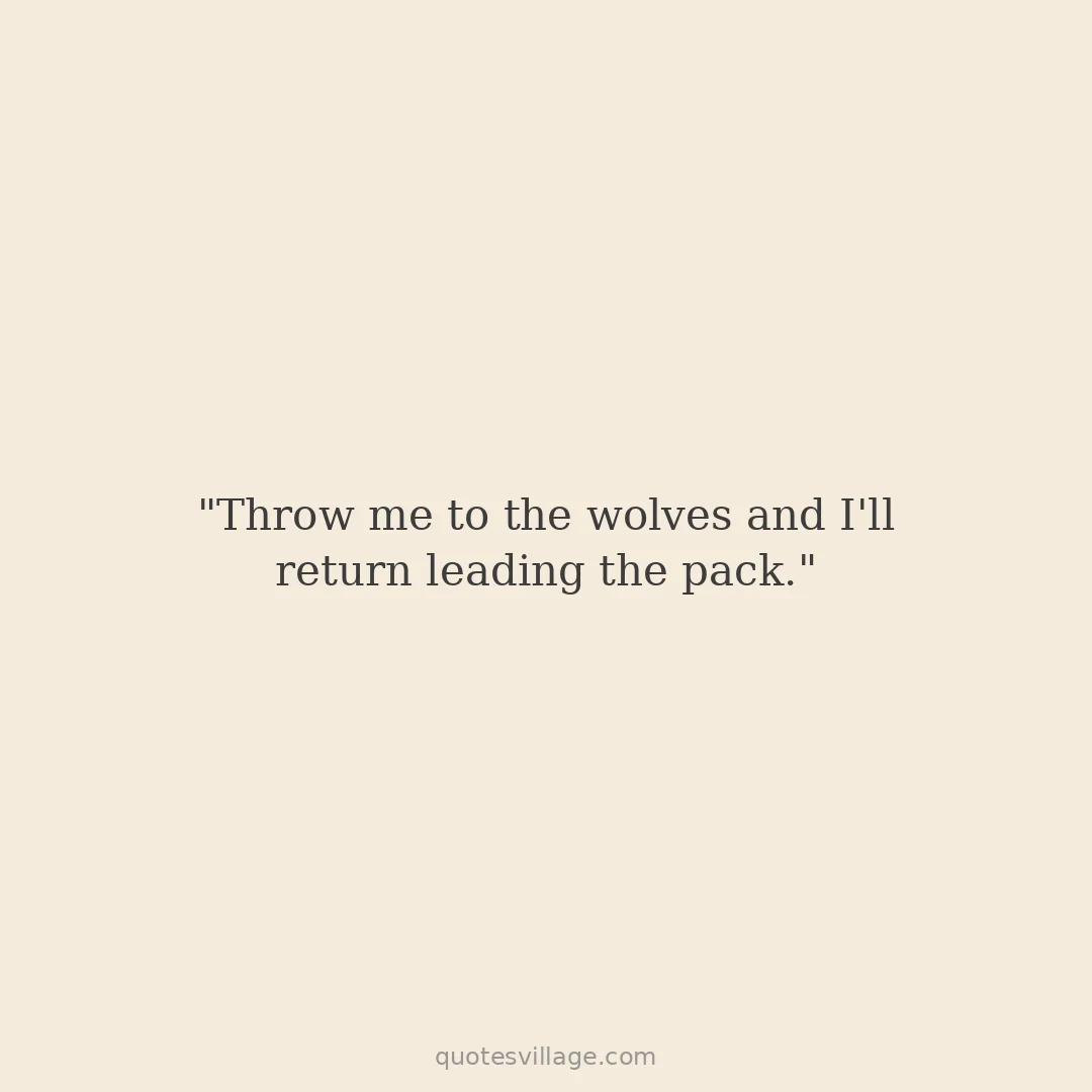 Wolf Quotes Inspirational About Loyalty and Pack