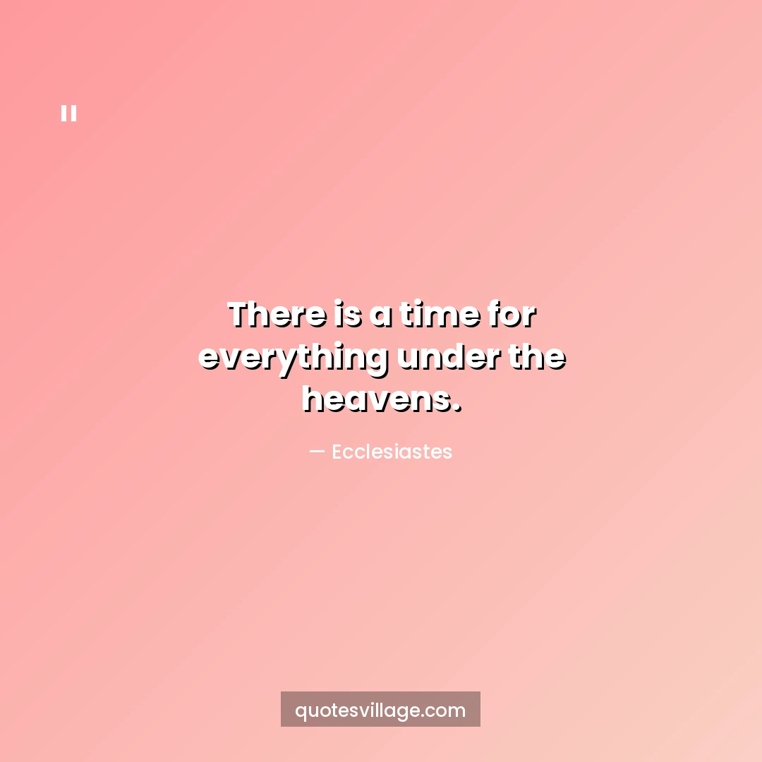 Timing is Everything Quote About Career and Success